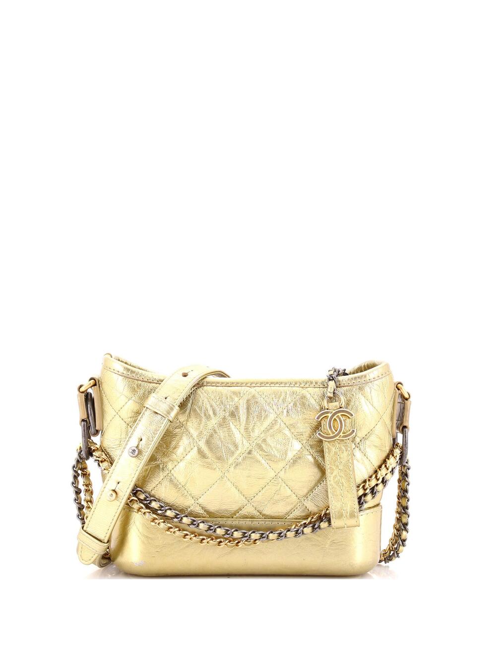 Chanel Gabrielle Hobo Quilted Aged #240503C25B